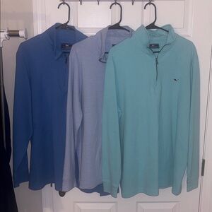 Vineyard Vines (bundle of 3) 1/4 Pullover Sweater all Sz XLT